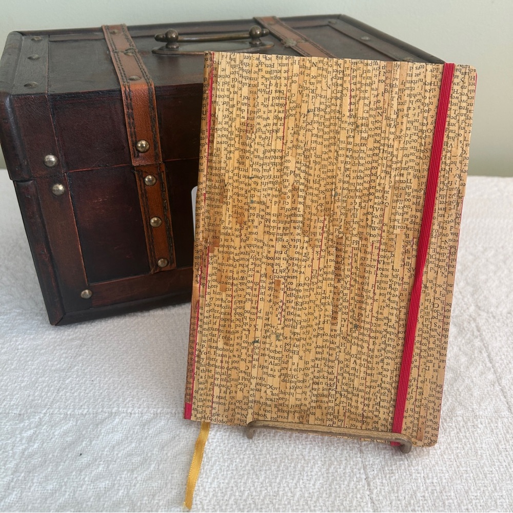 One-of-a-Kind Altered Book Journal • Hand-Collaged Hardcover • Artist Made